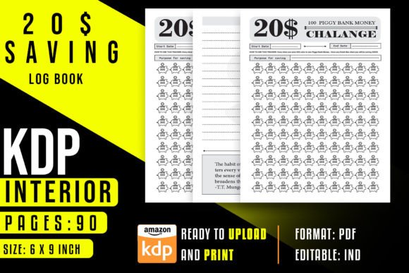 20 Savings Challenge Tracker