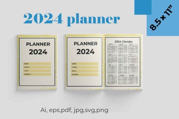 2024 Monthly Planner KDP Interior Design Guide