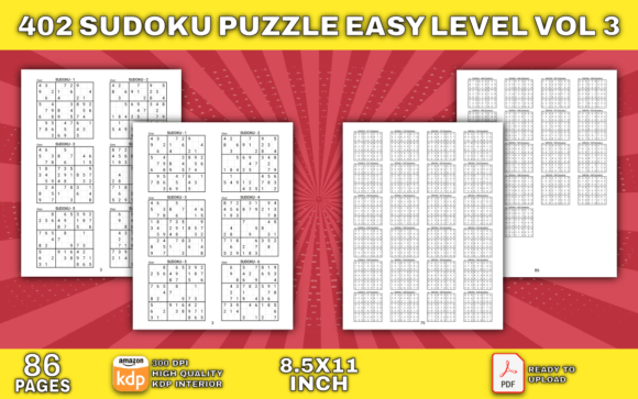 402 Sudoku Puzzle Easy Level VOL 3: A Refreshing Mental Workout for Modern Minds