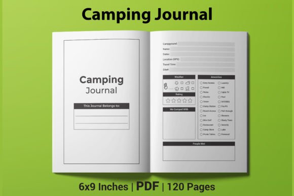 Camping Journal Template: Document Every Adventure with a Professionally Designed Interior