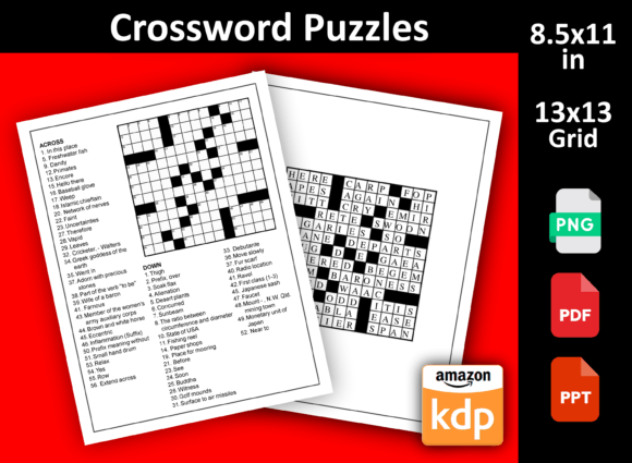 Crossword 38: Puzzle Book Interior for KDP Success