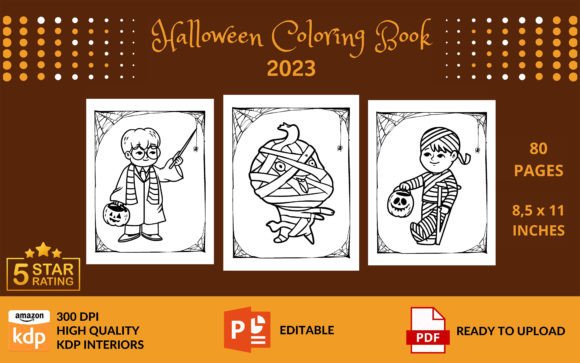 Halloween Coloring Book 2023 KDP Interior Guide