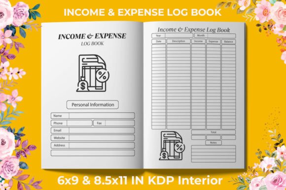 Income Expense Log Book: Avoid Costly Mistakes When Publishing on Amazon KDP