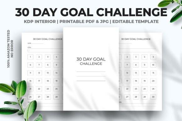 Streamline Publishing with 30 Day Goal Challenge KDP Interior