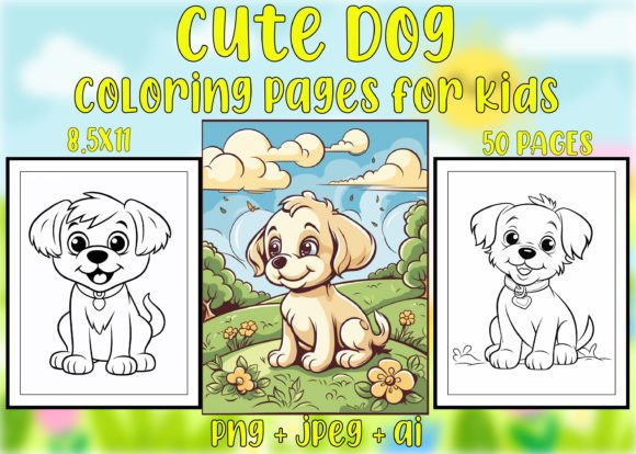 The Smart Creator's Guide to Cute Dog Coloring Pages for Kids and KDP Interior Success