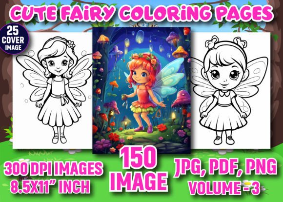 Unlocking a World of Enchantment with 150 Cute Fairy Coloring Pages for Kids