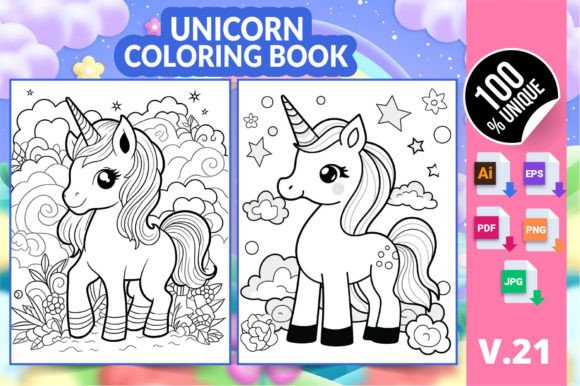 Unlocking Creativity and Profit with the Unicorn Coloring Book KDP Interior V21