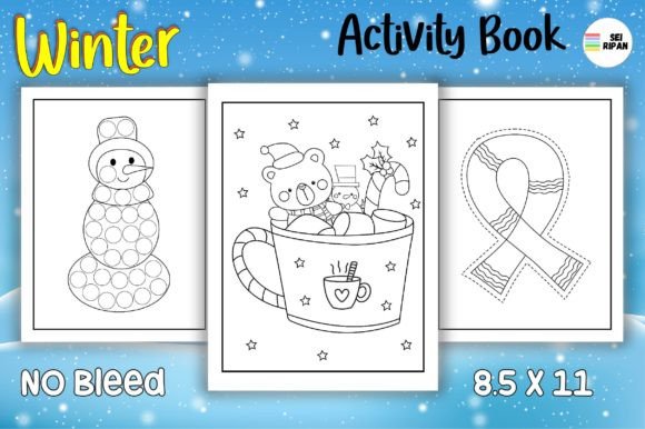 Winter Activity Book for Kids - 01